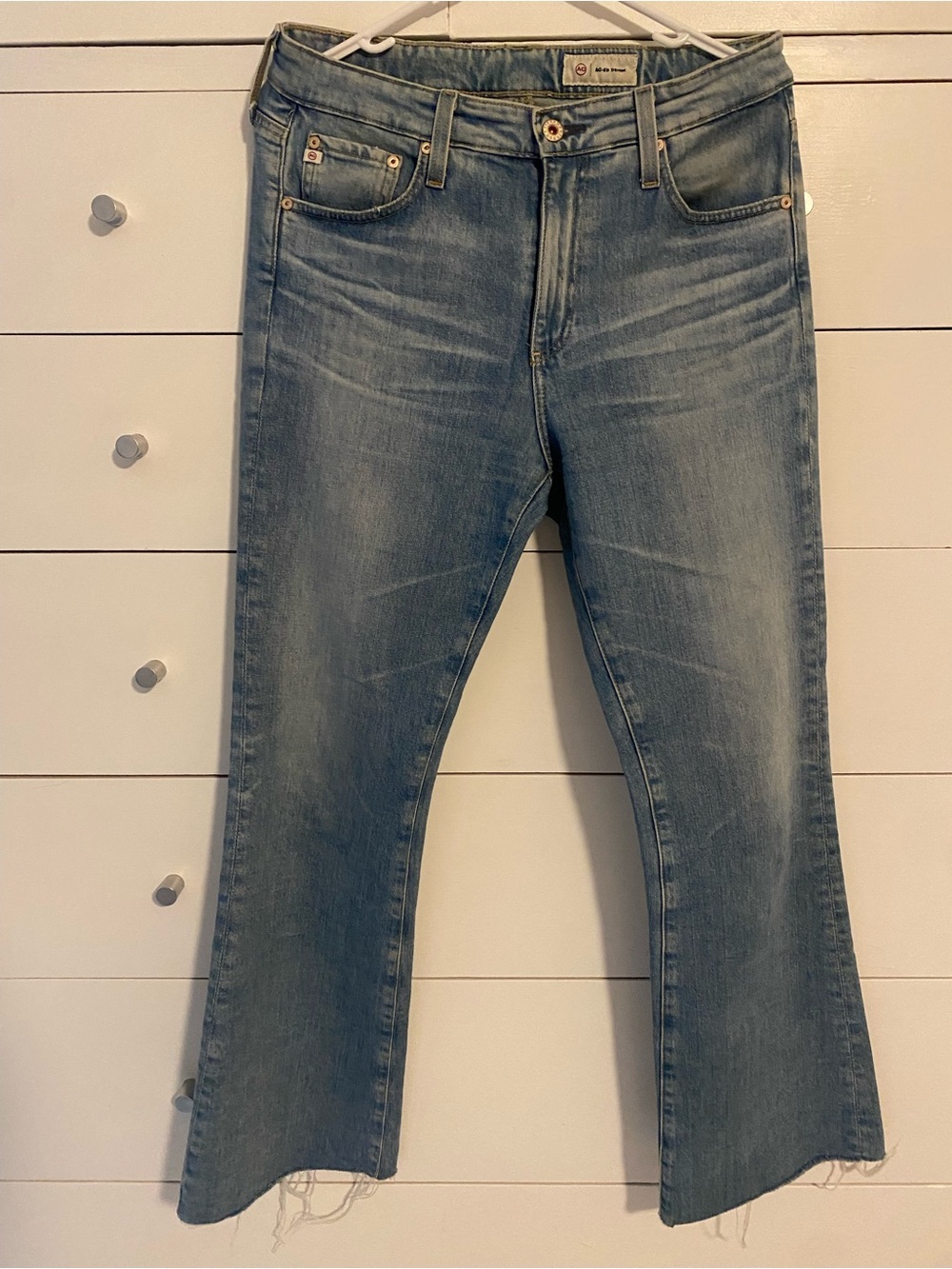 AG Light Blue Denim Jeans, Sz 30R
